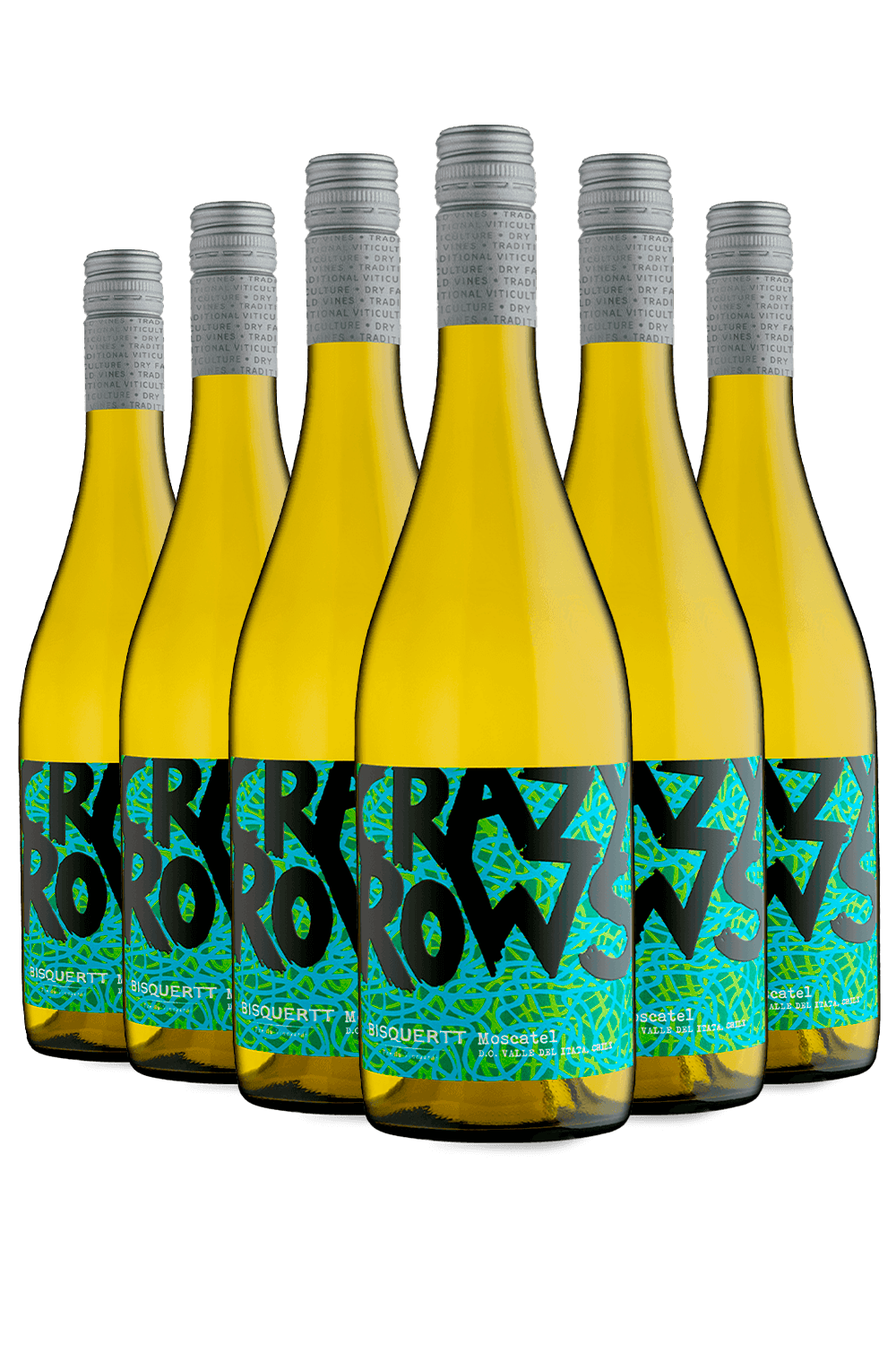 027528 - kit 6 Crazy Rows Moscatel